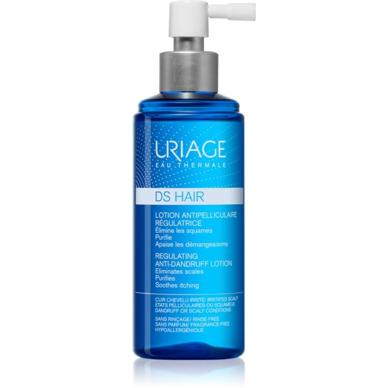 Uriage DS HAIR Regulating Anti-Dandruff Lotion успокояващ спрей за суха и сърбяща кожа на главата - Грижа за коса - Сравни цени от 1 магазин с безплатна доставка