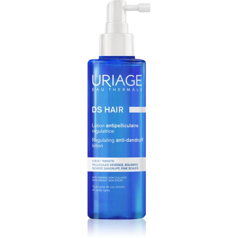Uriage DS HAIR Regulating Anti-Dandruff Lotion успокояващ спрей за суха и сърбяща кожа на главата - Грижа за коса - Сравни цени от 1 магазин с безплатна доставка