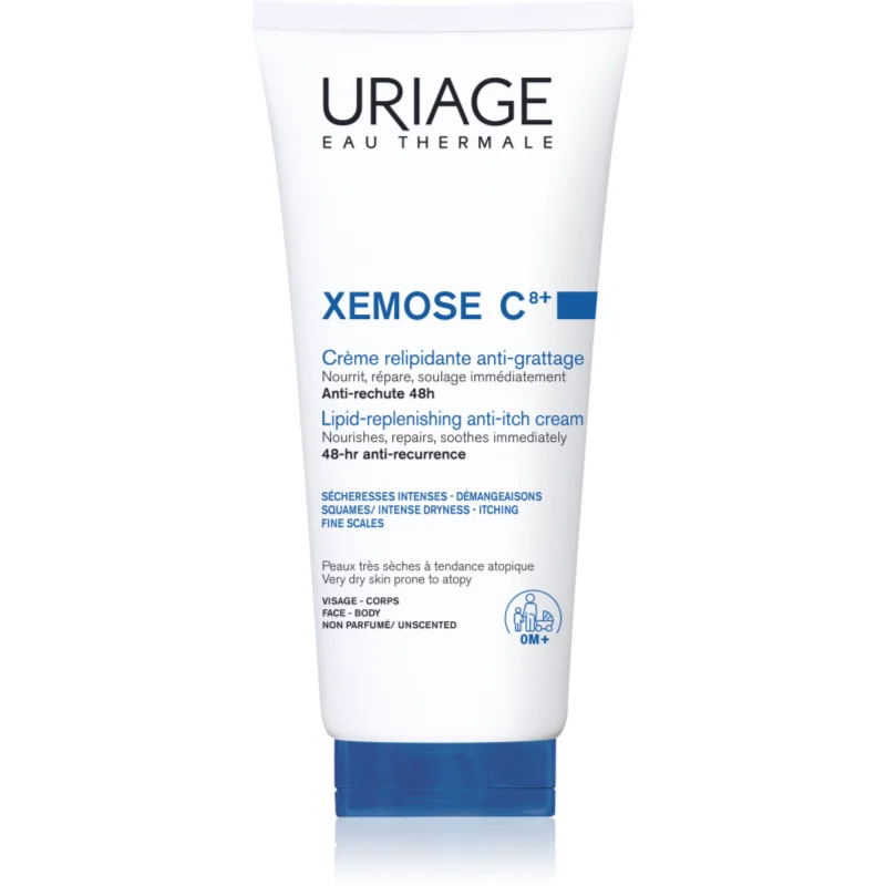 Uriage Xemose C8+ Lipid-Replenishing Anti-Irritation Cream релипидиращ успокояващ крем за много суха чуствителна и атопична кожа - Грижа за тяло - Сравни цени от 1 магазин с безплатна доставка