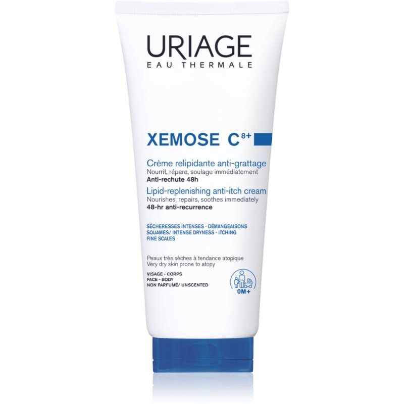 Uriage Xemose C8+ Lipid-Replenishing Anti-Irritation Cream релипидиращ успокояващ крем за много суха чуствителна и атопична кожа - Грижа за тяло - Сравни цени от 1 магазин с безплатна доставка