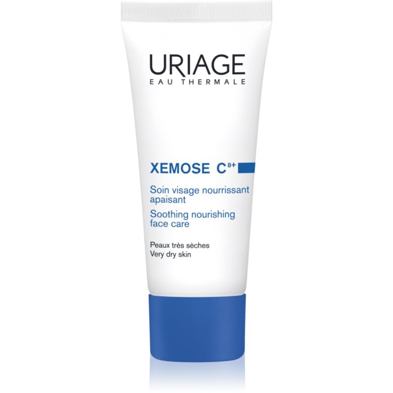 Uriage Xemose C8+ Soothing Nourishing Face Care успокояващ и подхранващ крем за суха атопична кожа