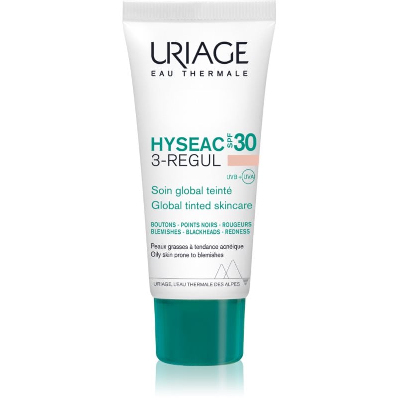 Uriage Hyseac 3-Regul цялостна тонираща грижа против несъвършенства по лицето SPF 30