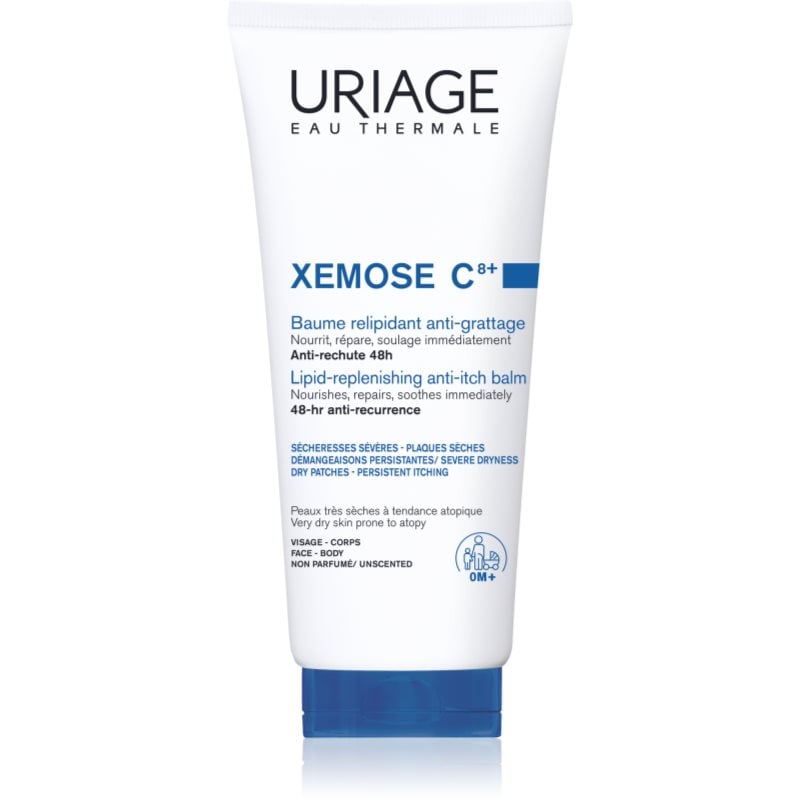 Uriage Xemose C8+ Lipid-Replenishing Anti-Itch Balm успокояващ балсам за суха и екзематична кожа