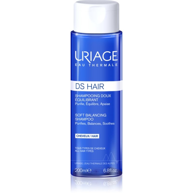 Uriage DS HAIR Soft Balancing Shampoo почистващ шампоан за чувствителна кожа на скалпа