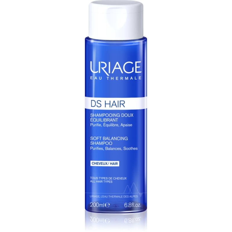 Uriage Uriage DS HAIR Soft Balancing Shampoo почистващ шампоан за чувствителна кожа на скалпа - Унисекс парфюм 200мл - Сравни цени от 1 магазин с безплатна доставка