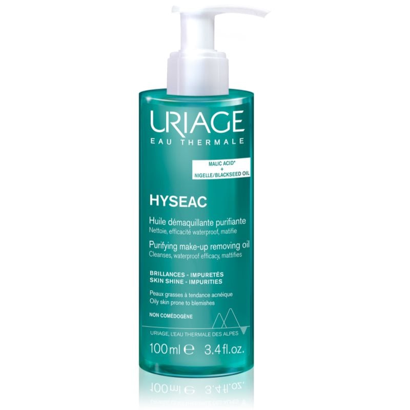 Uriage Hyseac Purifying Make-up Removing Oil почистващо олио за мазна кожа склонна към акне