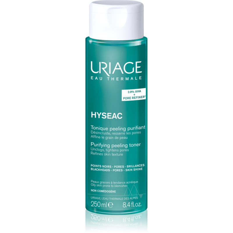 Uriage Uriage Hyseac Purifying Peeling Toner почистващ тоник за регулиране на себума и минимизиране на порите s AHA - Унисекс парфюм 250мл - Сравни цени от 1 магазин с безплатна доставка