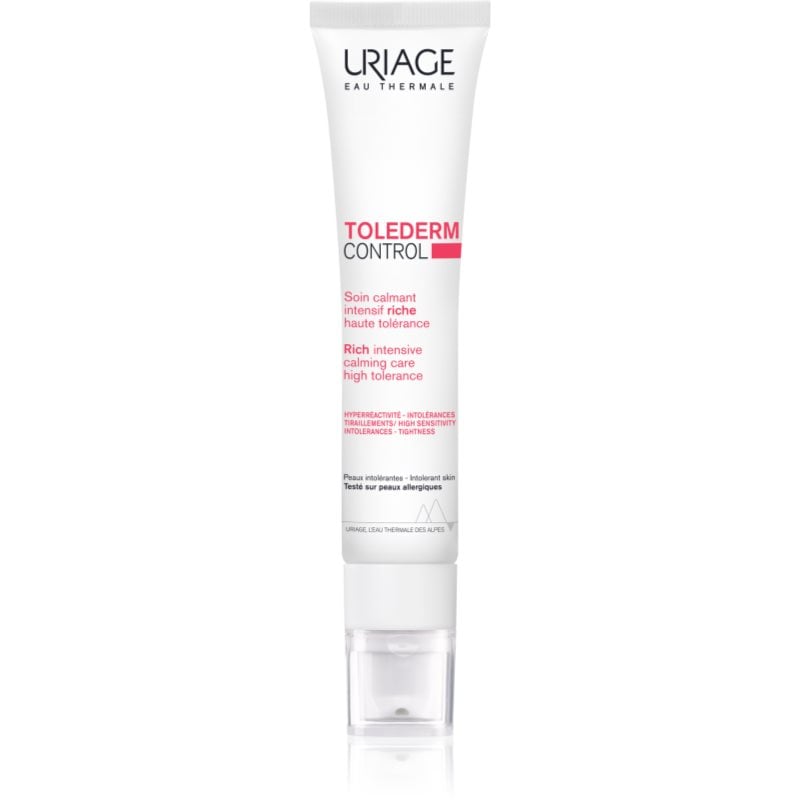 Uriage Toléderm Control Rich Soothing Care подхранващ успокояващ крем за чувствителна и нетолерантна кожа