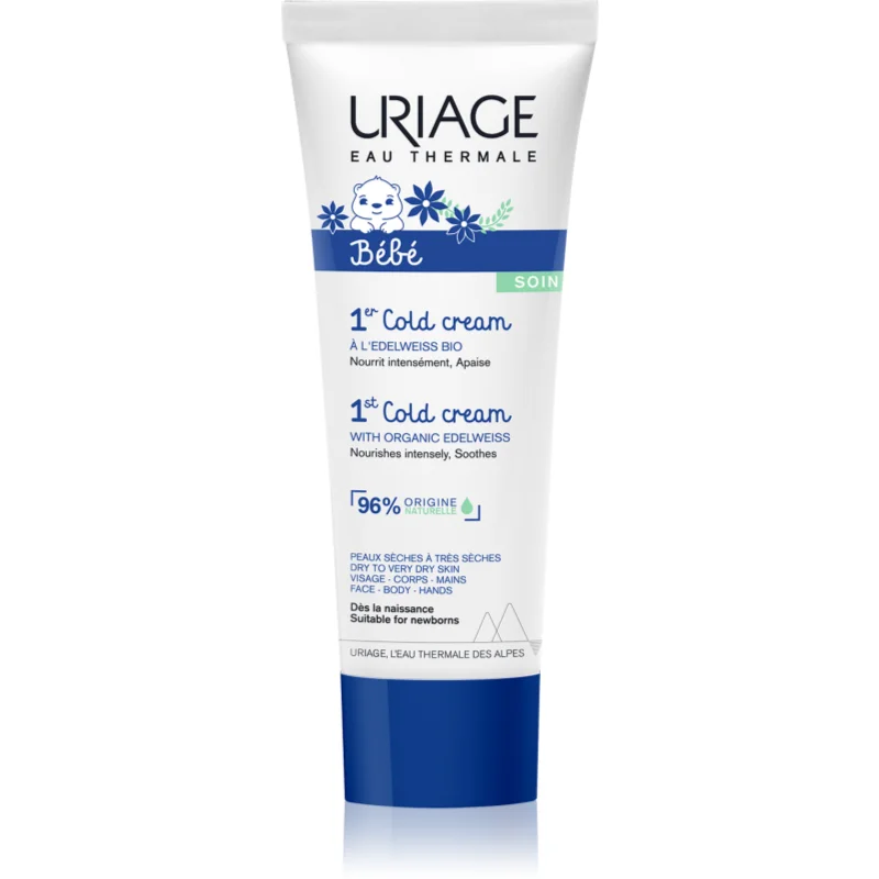 Uriage Bébé 1st Cold Cream подхранващ крем за тяло и лице - Грижа за тяло - Сравни цени от 1 магазин с безплатна доставка
