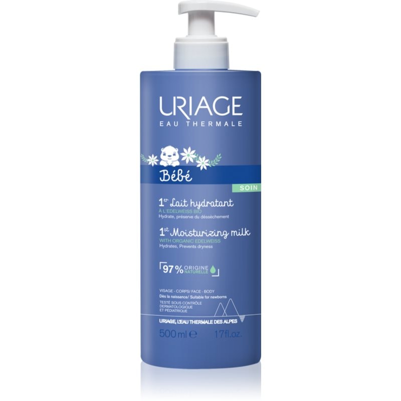 Uriage Bébé 1st Moisturizing Milk хидратиращо мляко за деца от раждането им - Грижа за тяло - Сравни цени от 1 магазин с безплатна доставка