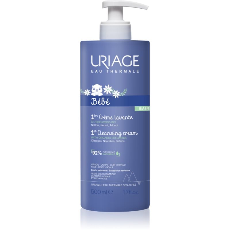 Uriage Bébé 1st Cleansing Cream нежно почистващ крем за деца от раждането им - Грижа за лице - Сравни цени от 1 магазин с безплатна доставка