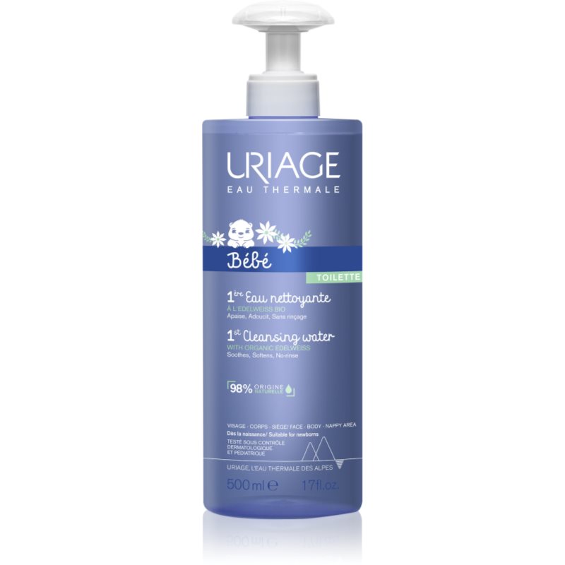 Uriage Bébé 1st Cleansing Water почистваща вода за тяло и лице - Грижа за лице - Сравни цени от 1 магазин с безплатна доставка