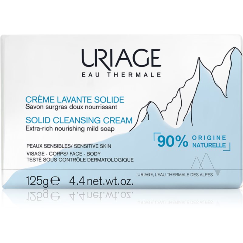Uriage Uriage Hygiène Solid Cleansing Cream нежно почистващ крем с термална вода z francouzských Alp - Унисекс парфюм 125мл - Сравни цени от 1 магазин с безплатна доставка