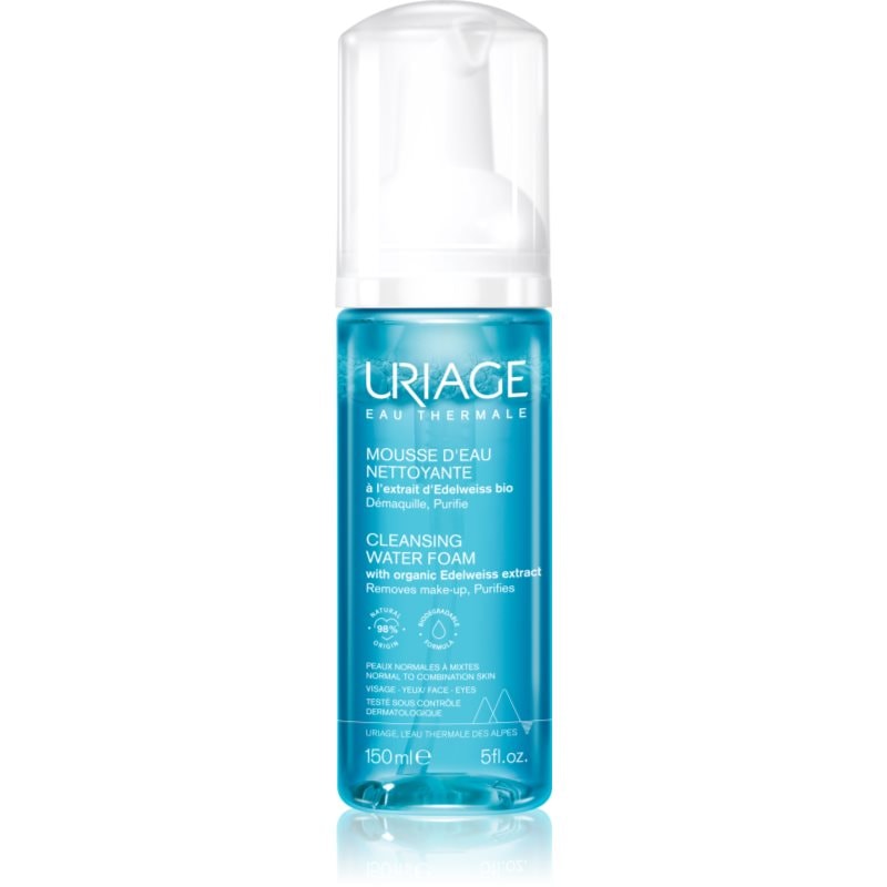 Uriage Uriage Hygiène Cleansing Water Foam почистваща пяна за лице - Унисекс парфюм 150мл - Сравни цени от 1 магазин с безплатна доставка