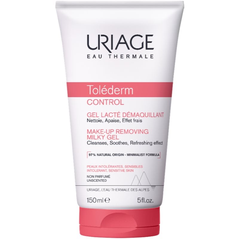 Uriage Toléderm Control Make-up Removing Milky Gel почистващ и премахващ грима гел