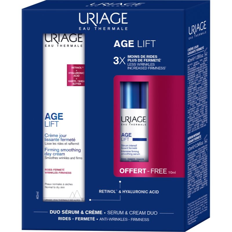 Uriage Age Lift Cream & Serum Duo комплект за гладка кожа на лицето - Комплект - Сравни цени от 1 магазин с безплатна доставка