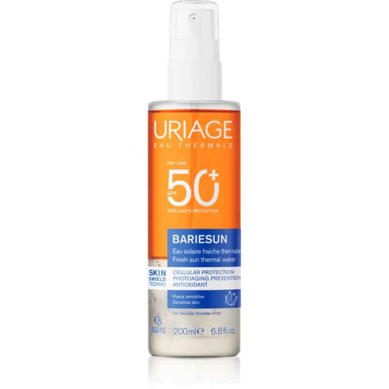 Uriage Bariésun Fresh Sun Water SPF50+ слънцезащитен спрей SPF 50+ - Грижа за тяло - Сравни цени от 1 магазин с безплатна доставка
