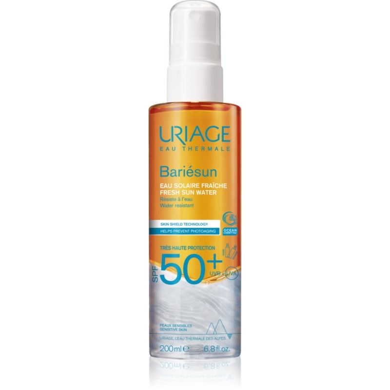 Uriage Uriage Bariésun Fresh Sun Water SPF50+ слънцезащитен спрей SPF 50+ - Унисекс парфюм 200мл - Сравни цени от 1 магазин с безплатна доставка