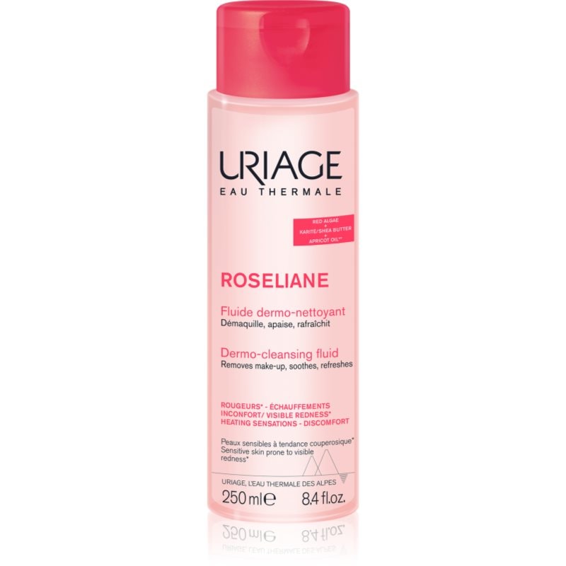 Uriage Uriage Roseliane Dermo-Cleansing Fluid почистващ флуид за успокояване на кожата - Унисекс парфюм 250мл - Сравни цени от 1 магазин с безплатна доставка