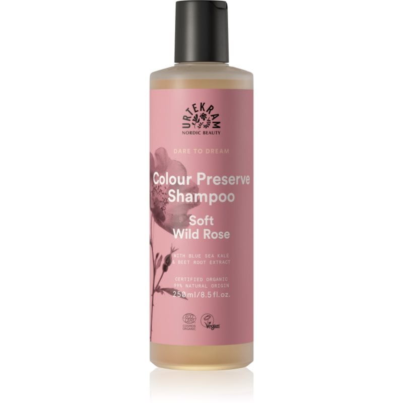 Urtekram Soft Wild Rose нежен шампоан за ядисана коса