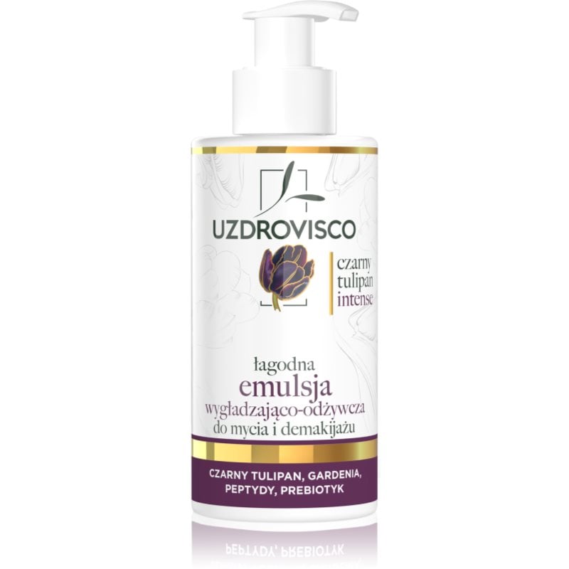 Uzdrovisco Black Tulip Intense Mild Smoothing And Nourishing Emulsion почистваща емулсия за лице