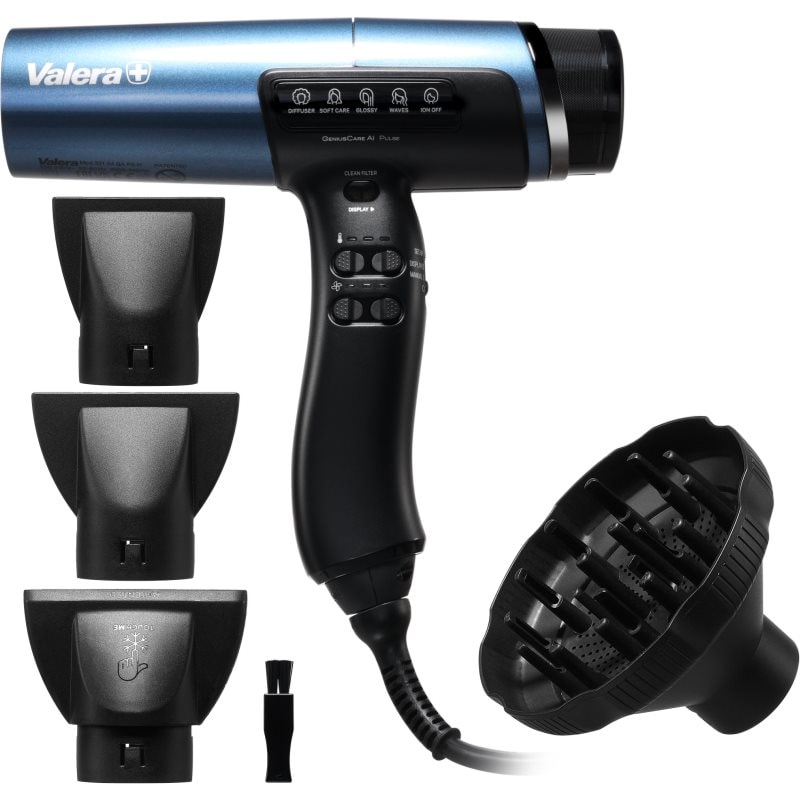 Valera Genius Care AI Pulse професионален сешоар за коса с йонизатор Pacific Blue Metallic - Електроуред - Сравни цени от 1 магазин с безплатна доставка
