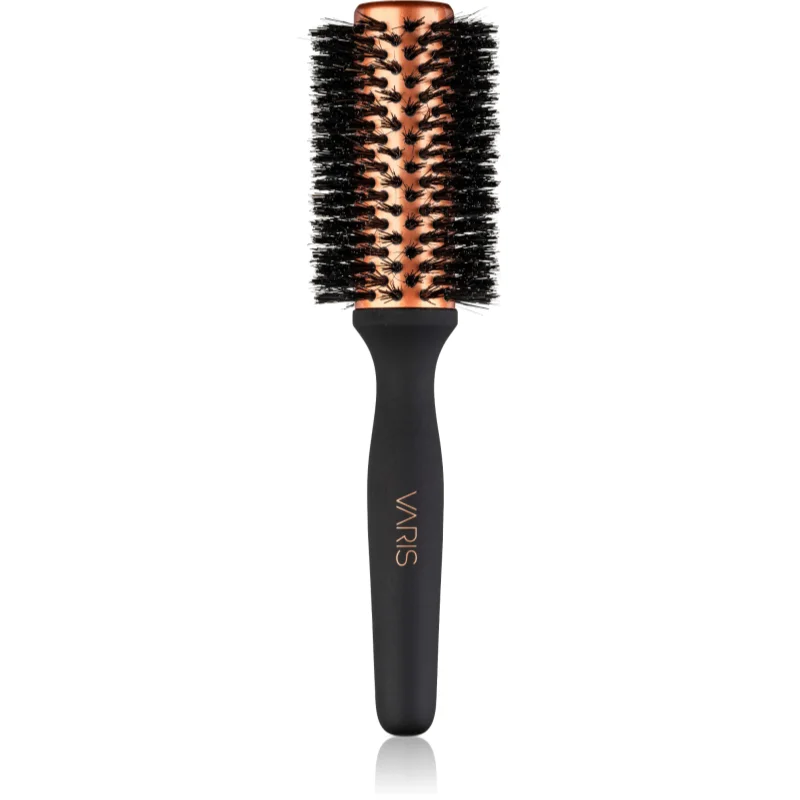VARIS Boar Brush кръгла четка за коса с косми от глиган Medium 33 mm