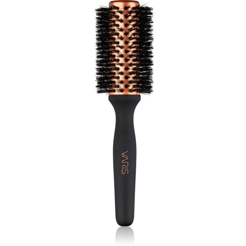 VARIS Boar Brush кръгла четка за коса с косми от глиган Medium 33 mm