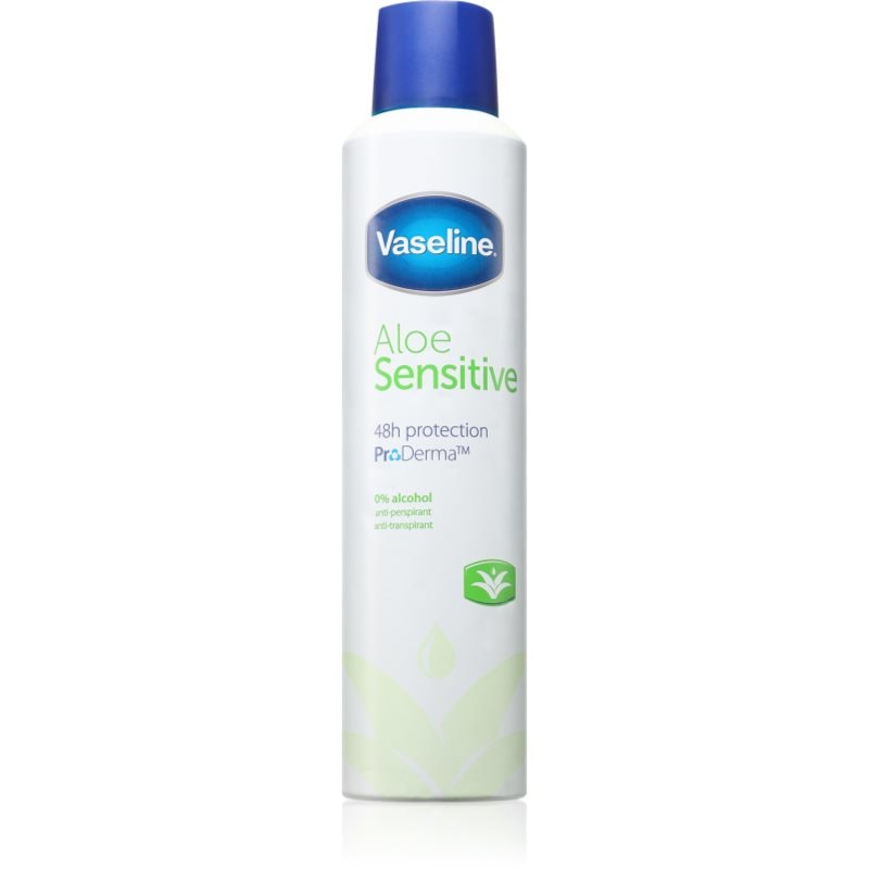 Vaseline Aloe Sensitive Antiperspirant антиперспирант-спрей - Грижа за тяло - Сравни цени от 1 магазин с безплатна доставка
