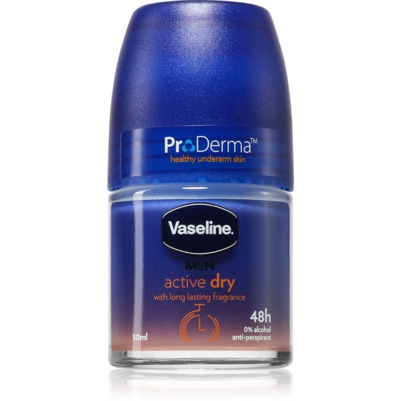 Vaseline Vaseline Men Active Dry Roll-On рол- он против изпотяване за мъже - Мъжки парфюм 50мл - Сравни цени от 1 магазин с безплатна доставка