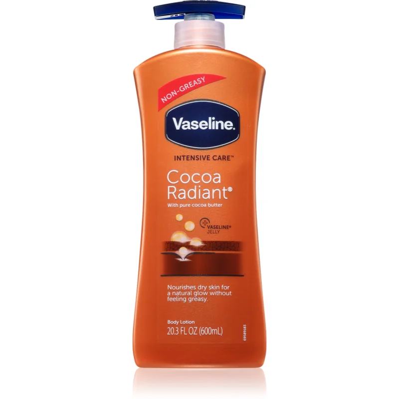 Vaseline Cocoa Radiant Body Lotion тоалетно мляко за тяло за суха кожа - Грижа за тяло - Сравни цени от 1 магазин с безплатна доставка