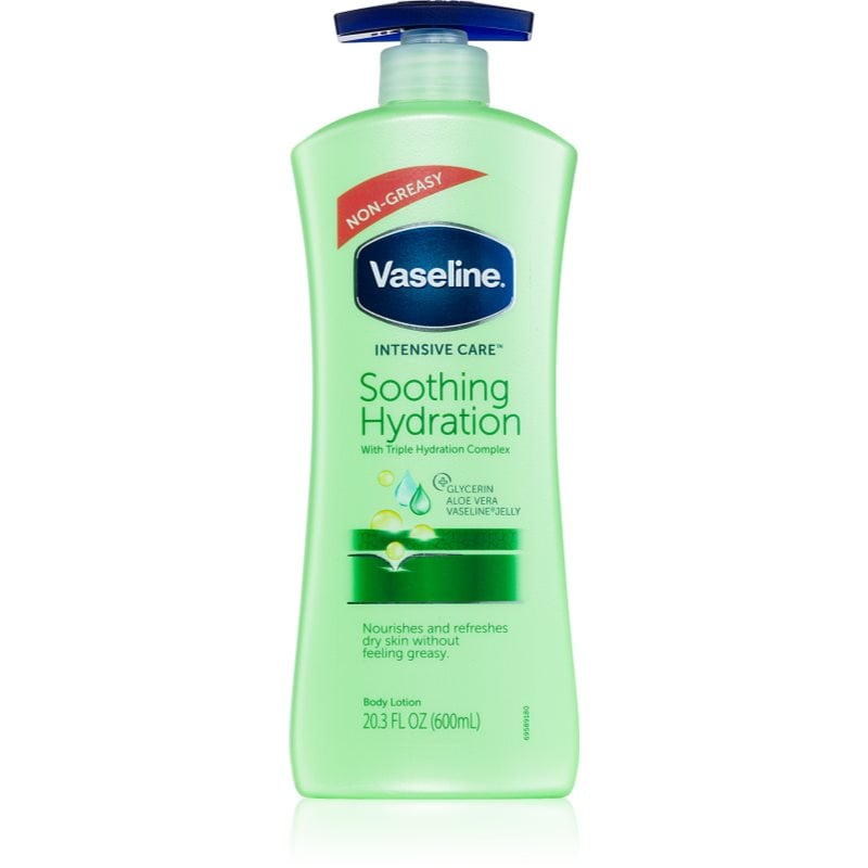 Vaseline Intensive Care успокояващ лосион за тяло с дозатор Aloe Fresh