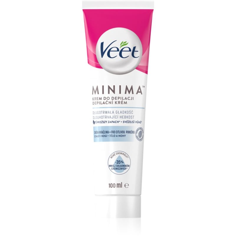 Veet Minima Sensitive Skin крем за депилация за чувствителна кожа алое вера и витамин Е