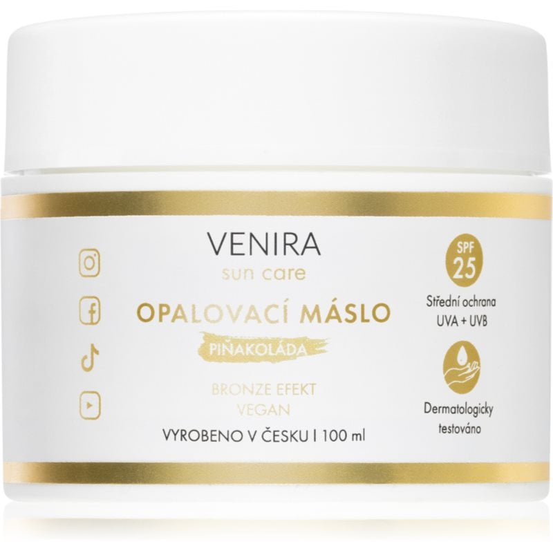 Venira Tan Body Butter Bronze слънцезащитно масло Piña Colada