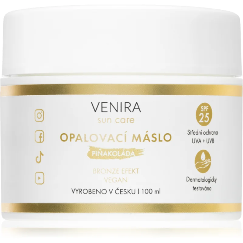 Venira Tan Body Butter Bronze слънцезащитно масло Piña Colada - Грижа за тяло - Сравни цени от 1 магазин с безплатна доставка