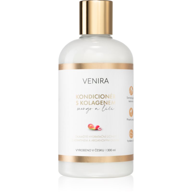 Venira Venira Conditioner with Collagen балсам за всички видове коса Mango-Lychee - Унисекс парфюм 300мл - Сравни цени от 1 магазин с безплатна доставка