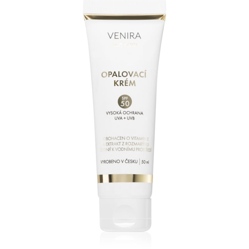 Venira Sunscreen SPF 50 слънцезащитен крем с UVA и UVB филтри - Грижа за тяло - Сравни цени от 1 магазин с безплатна доставка