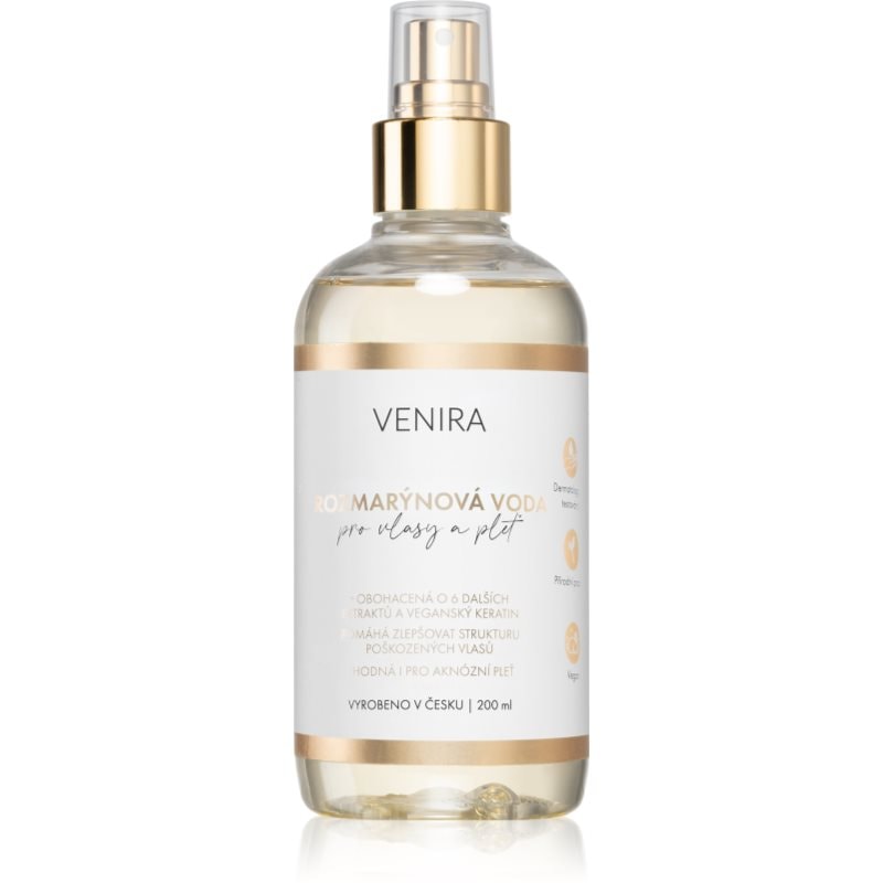 Venira Rosemary water грижа без отмиване за лице, тяло и коса - Грижа за коса - Сравни цени от 1 магазин с безплатна доставка