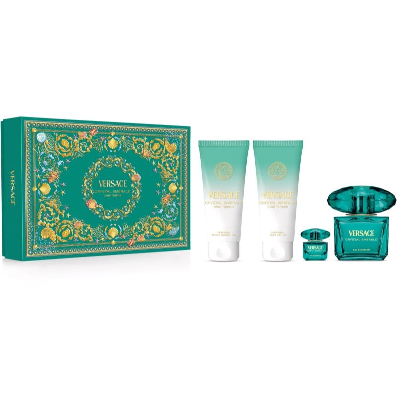 Versace Crystal Emerald подаръчен комплект за жени - Комплект - Сравни цени от 1 магазин с безплатна доставка