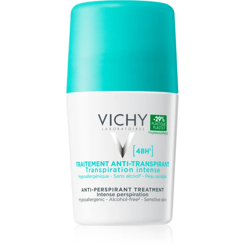 Vichy Deodorant 48h рол- он против изпотяване срещу силно изпотяване 48h - Грижа за тяло - Сравни цени от 1 магазин с безплатна доставка