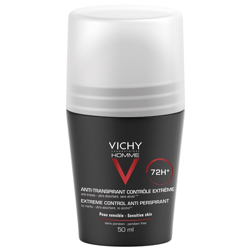 Vichy Homme Deodorant рол- он против изпотяване срещу силно изпотяване 72h