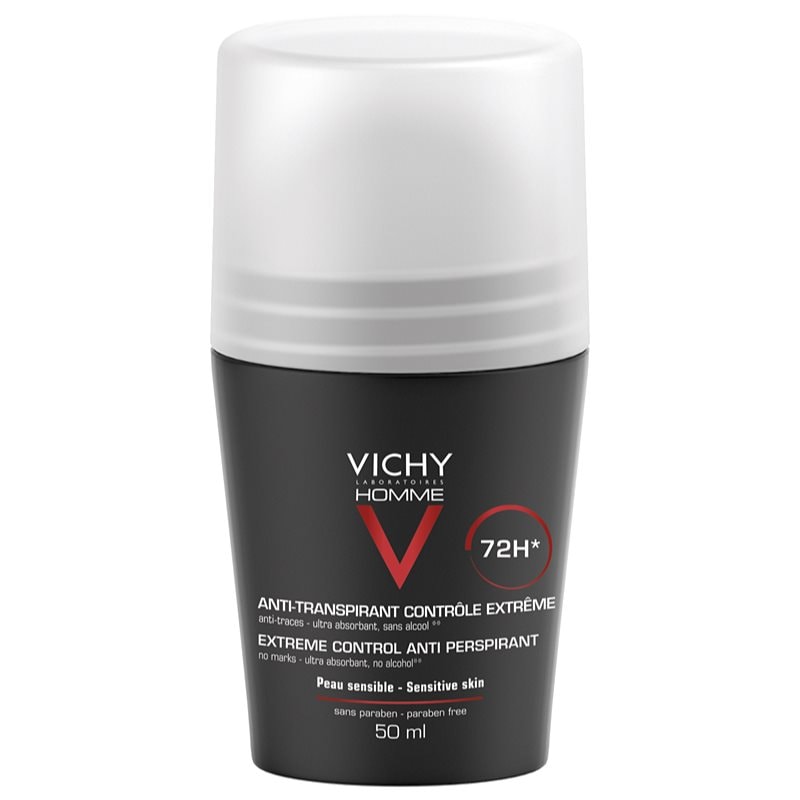 Vichy Homme Deodorant рол- он против изпотяване срещу силно изпотяване 72h - Грижа за тяло - Сравни цени от 1 магазин с безплатна доставка