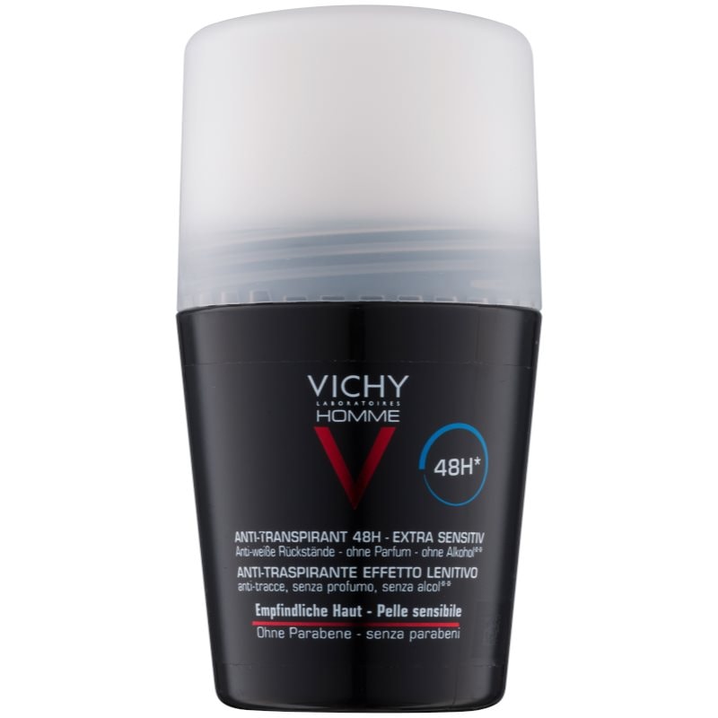 Vichy Homme Deodorant рол- он против изпотяване без парфюм 48h - Грижа за тяло - Сравни цени от 1 магазин с безплатна доставка
