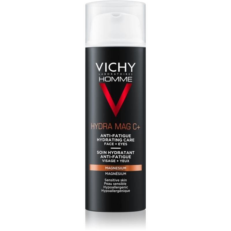 Vichy Homme Hydra-Mag C хидратираща грижа против признаци на умора за лице и околоочната област - Грижа за лице - Сравни цени от 2 магазина с безплатна доставка