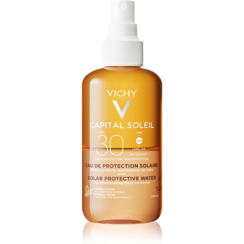 Vichy Capital Soleil защитен спрей с бетакаротен SPF 30 - Грижа за тяло - Сравни цени от 1 магазин с безплатна доставка