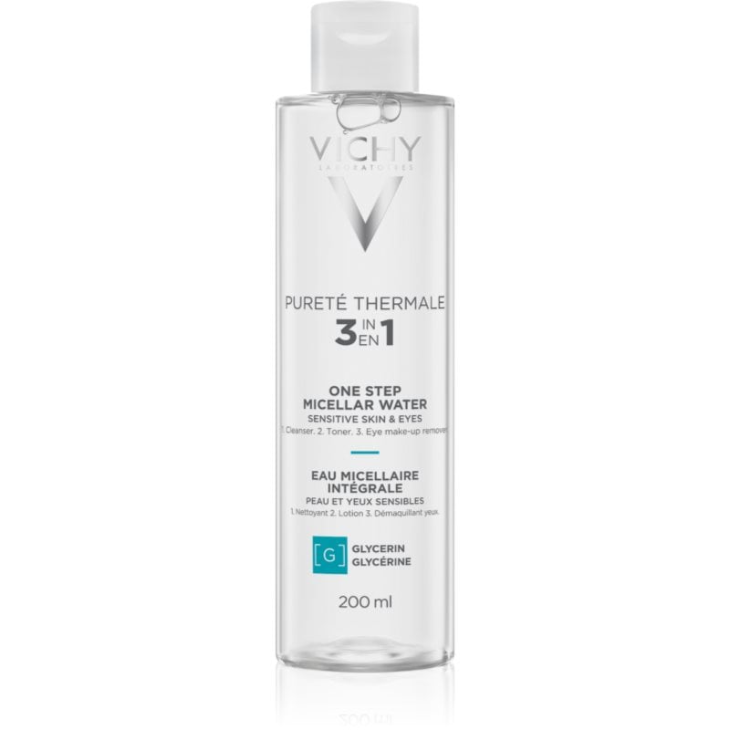 Vichy Pureté Thermale минерална мицеларна вода за чувствителна кожа на лицето