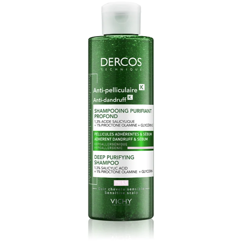 Vichy Dercos Anti-Dandruff K шампоан против пърхот с пилинг ефект