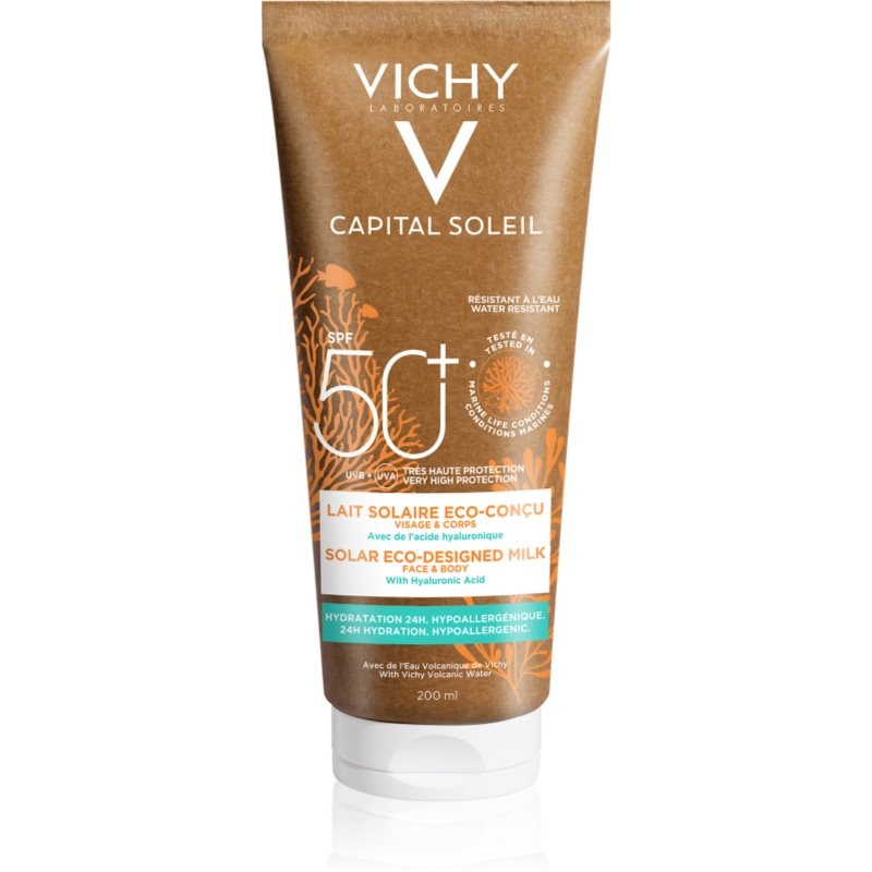 Vichy Capital Soleil Solar Eco-Designed Milk защитно мляко SPF 50+ - Грижа за тяло - Сравни цени от 1 магазин с безплатна доставка