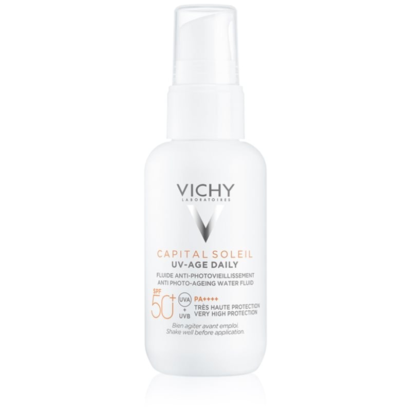 Vichy Capital Soleil UV-Age Daily флуид против стареене на кожата SPF 50+ - Грижа за тяло - Сравни цени от 2 магазина с безплатна доставка