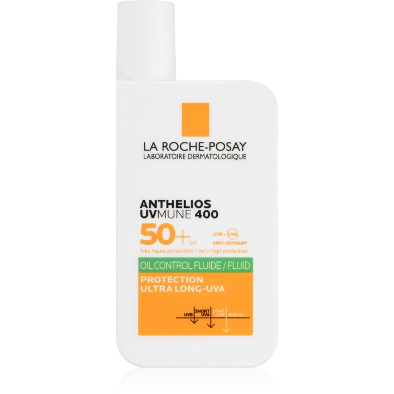 La Roche-Posay Anthelios UVMUNE 400 защитен флуид за мазна кожа SPF 50+ - Грижа за лице - Сравни цени от 1 магазин с безплатна доставка